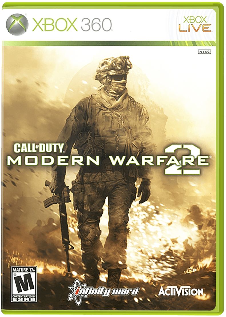 Call of Duty Modern Warfare 2 box art for Xbox 360